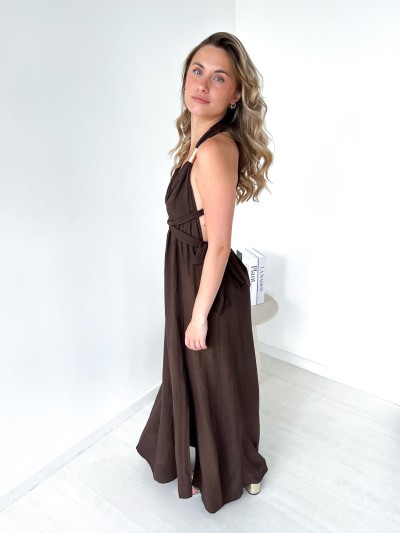 Robe Emilia - Bruin
