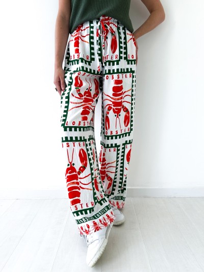 Pantalon fluide Homard
