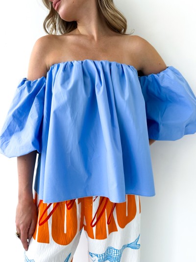 Blouse Appoline - Bleu Ciel