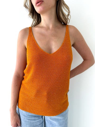 Top Brillant Orangette