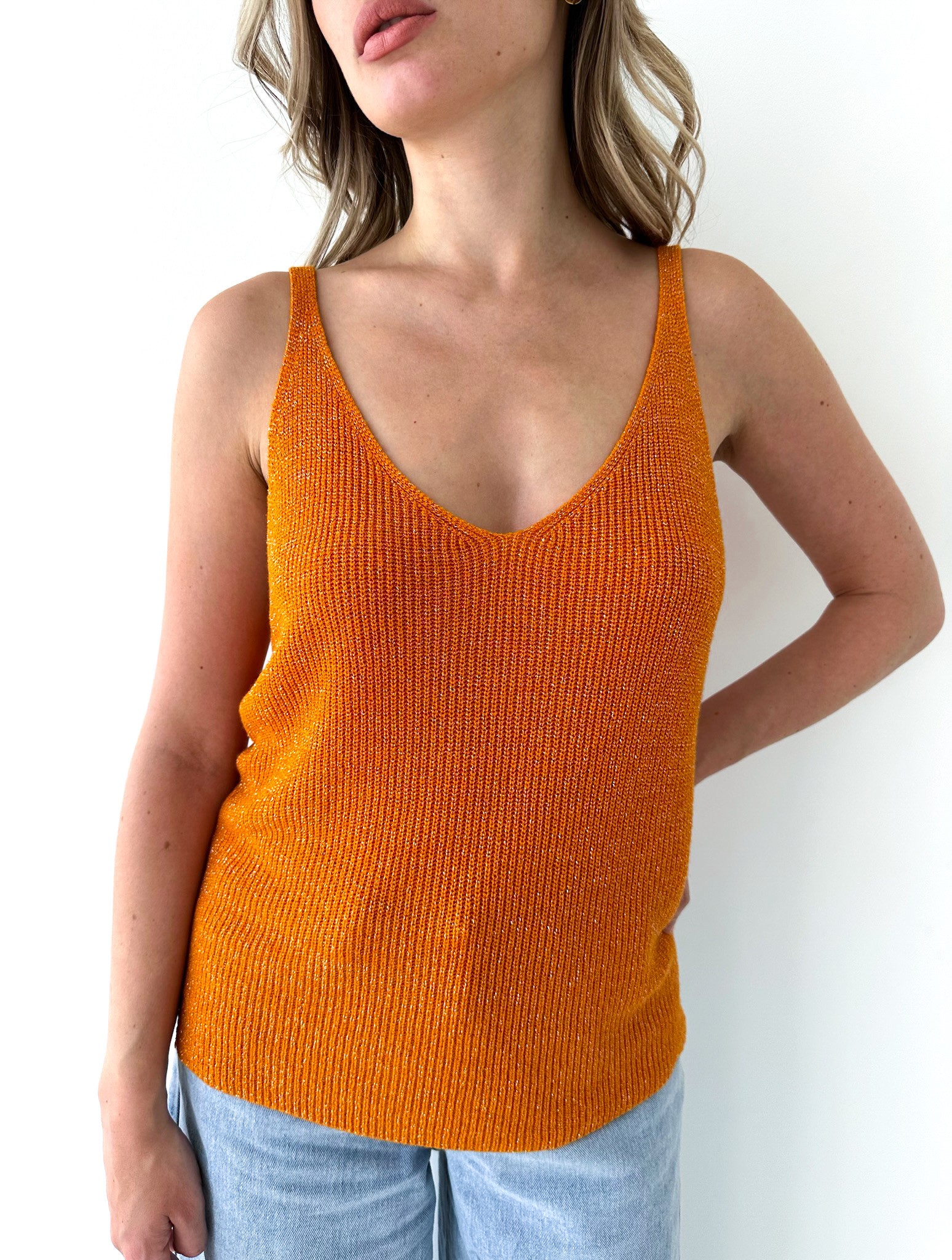 Top Brillant Orangette