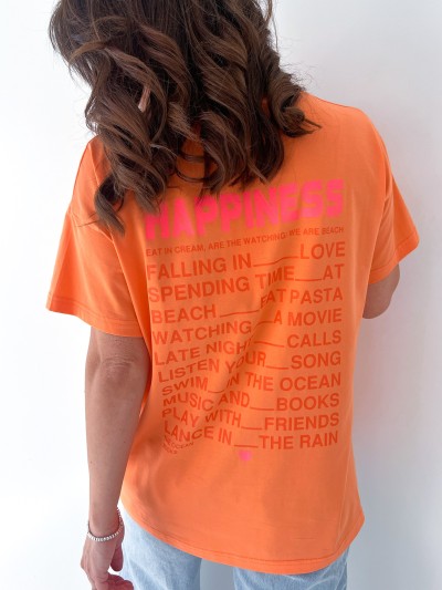 T-shirt Happiness - Orange