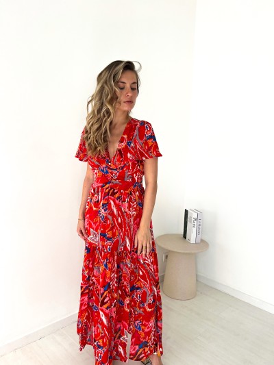 Robe Ines - Rouge