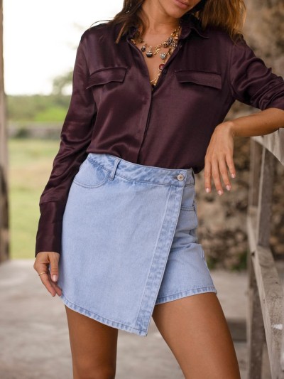 Jupe/short jeans Jadene -...