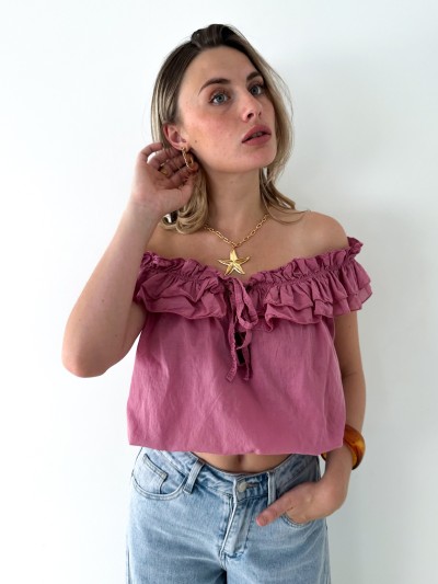 Top Rosa - Roze