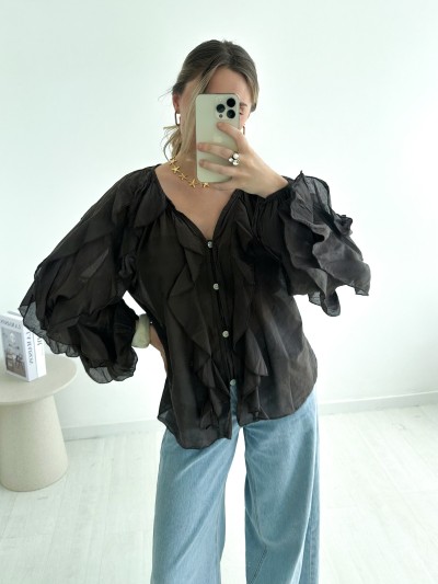 Blouse Valeria - Braun
