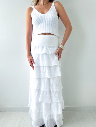 Rok / Bustierjurk Serena - Wit