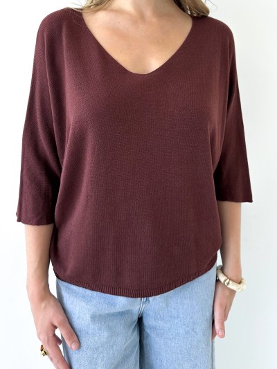 Pull léger Margot - Bruin