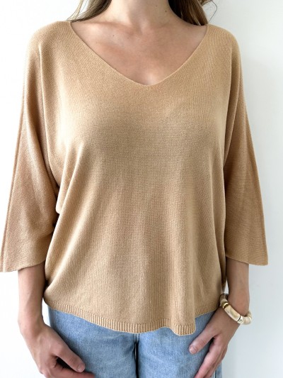 Pull léger Margot - Kameel