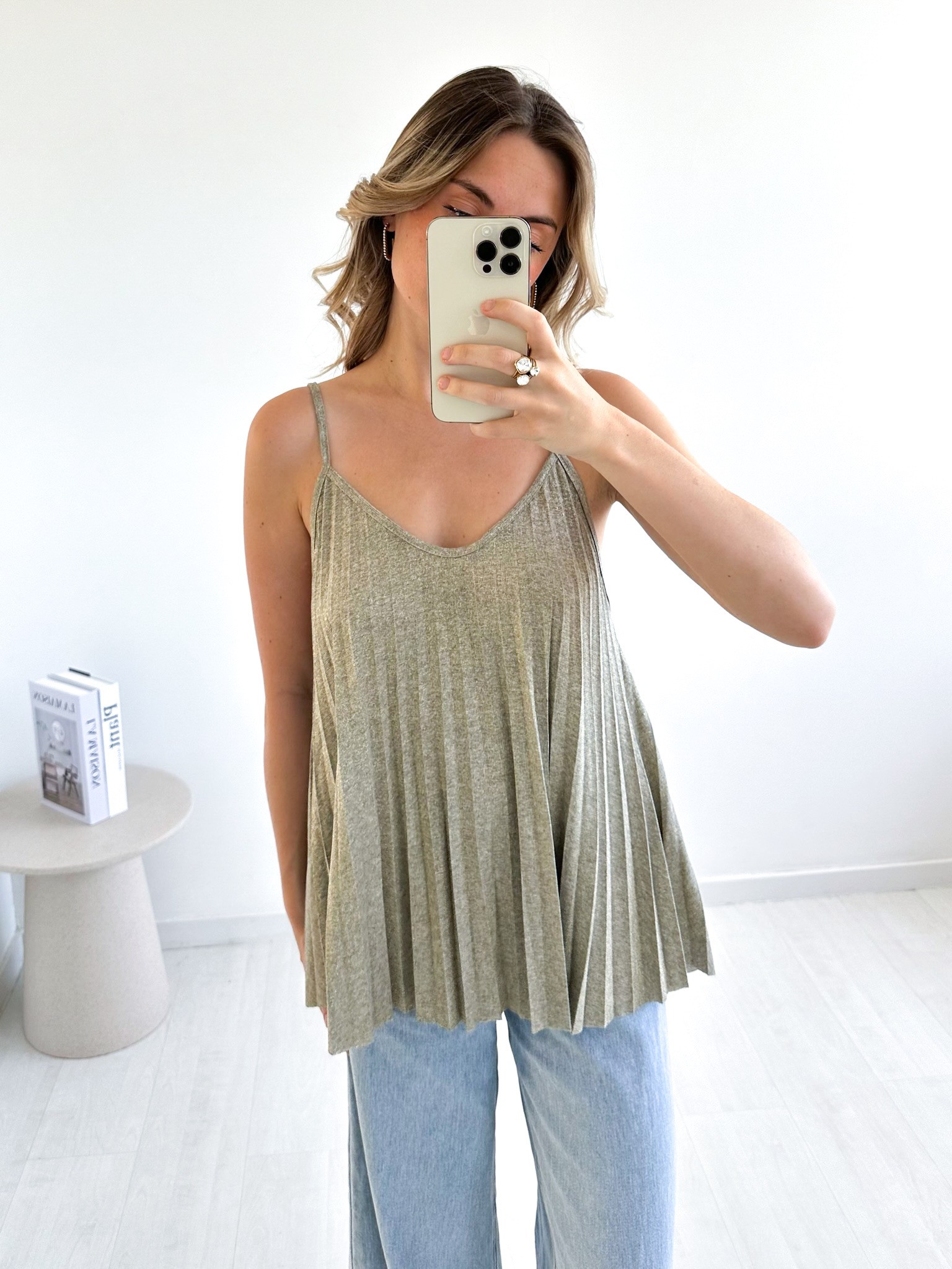 Giulia Plissee-Oberteil