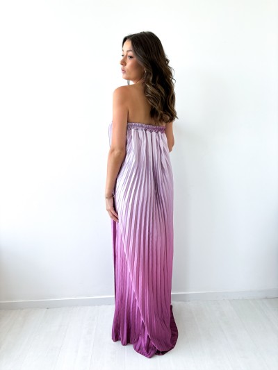 Robe Bustier Amara - Prune