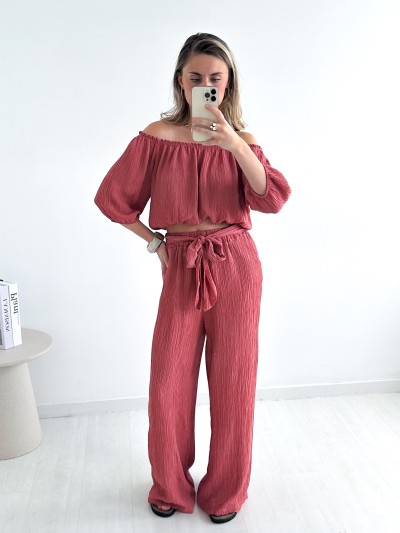 Ensemble Justine - Rose Poudré