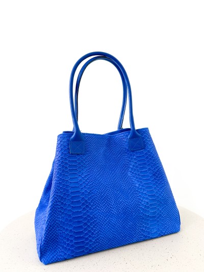 Sac caca effet croco - Bleu...