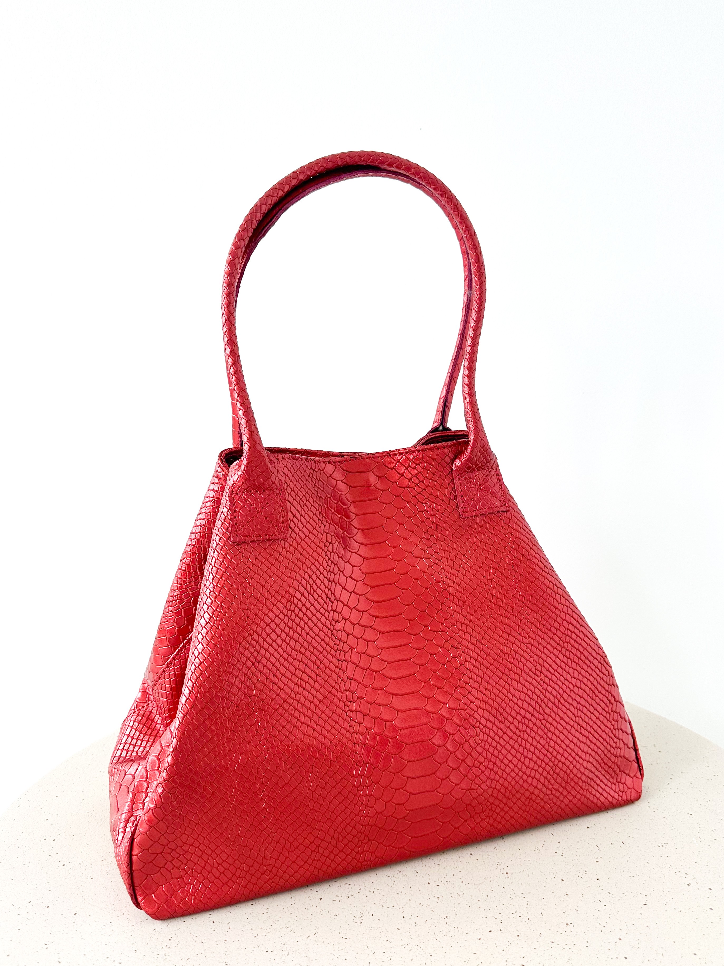 Sac cabas effet croco scintillant