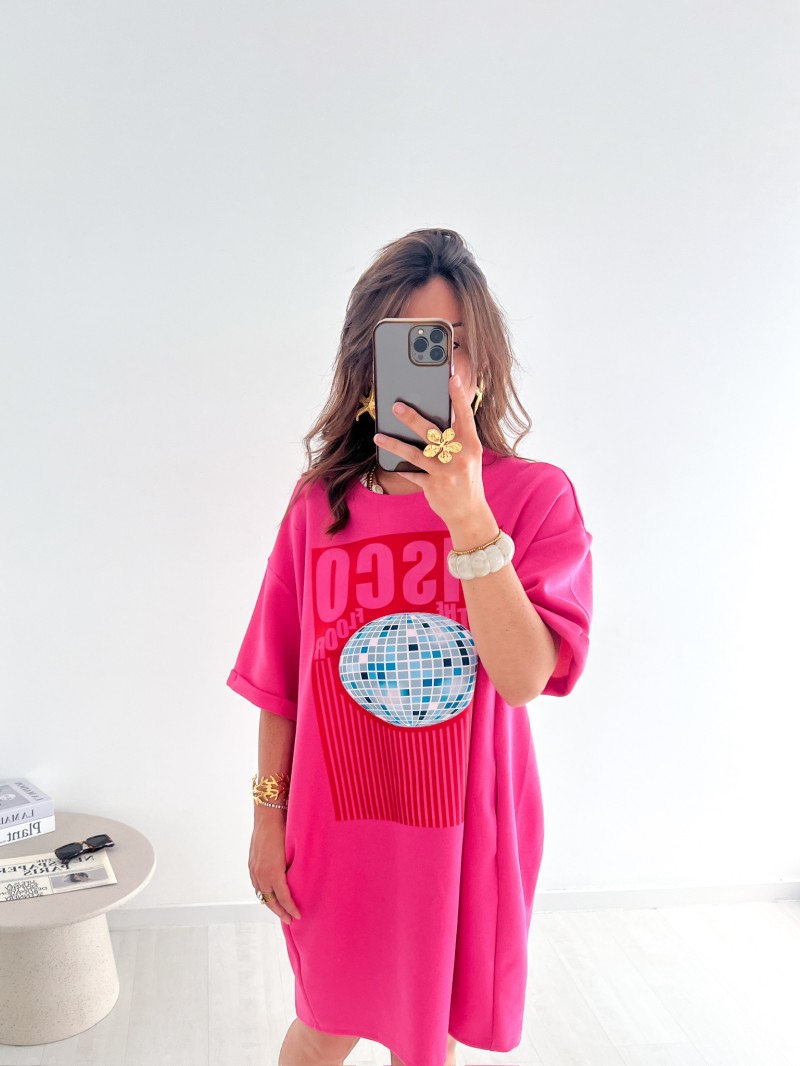 Disco-T-shirt met lange mouwen