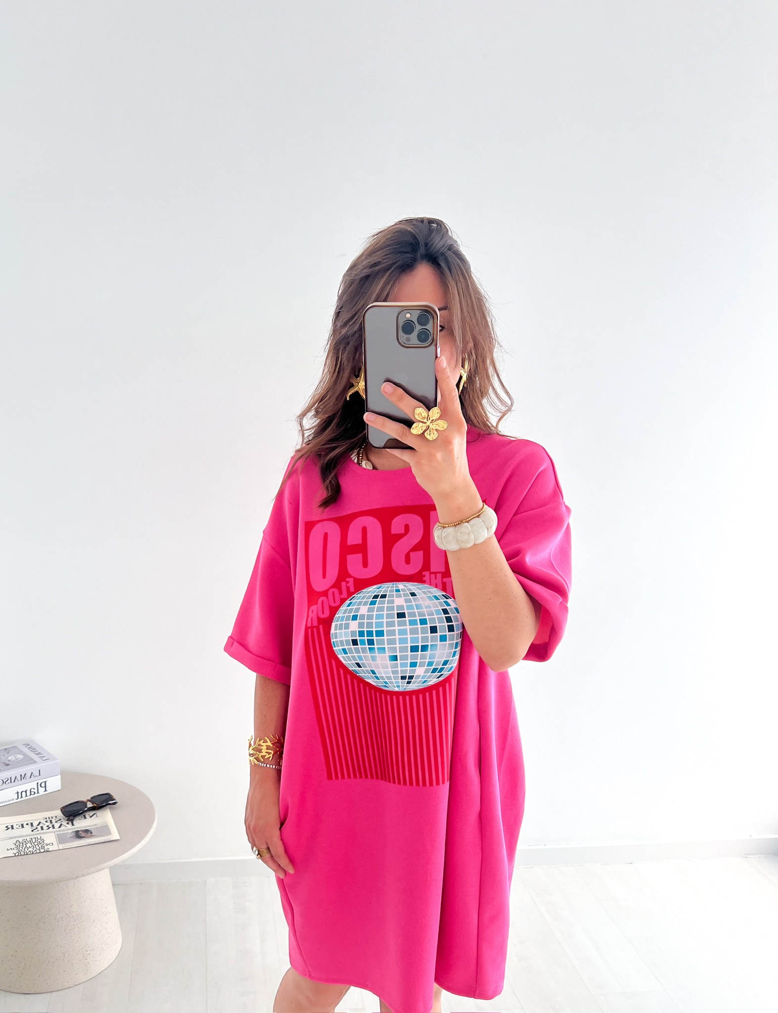 Badjas t-shirt disco