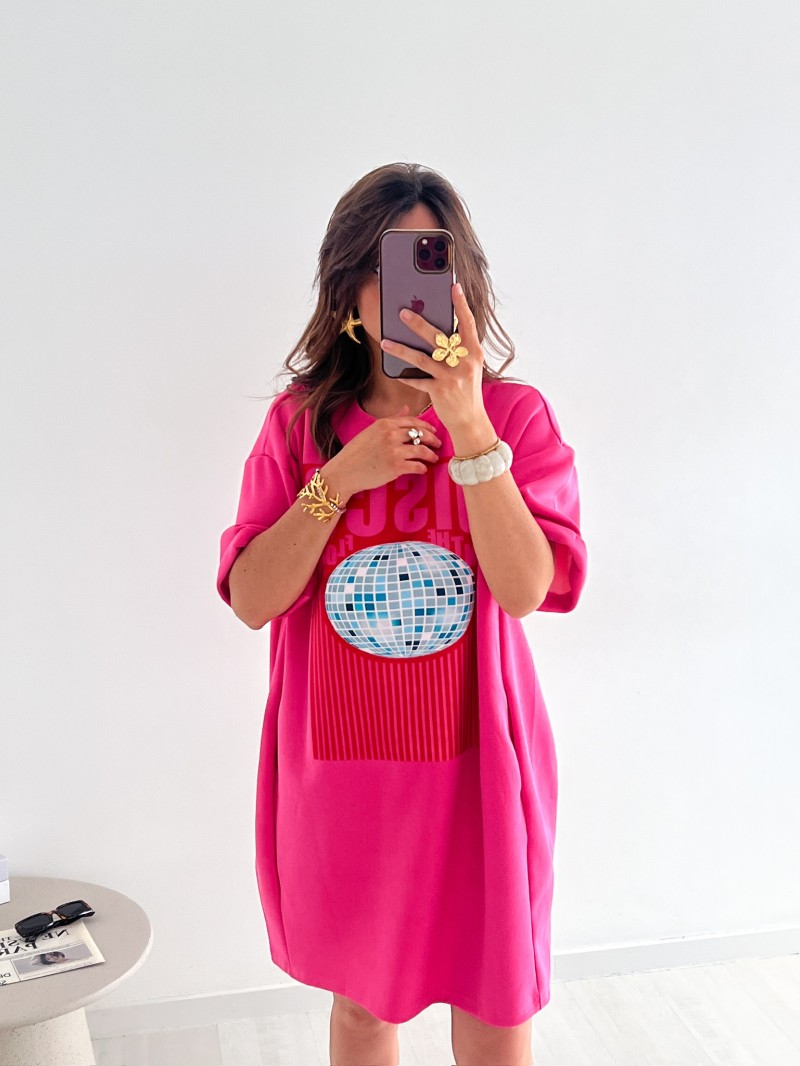 Disco-T-shirt met lange mouwen