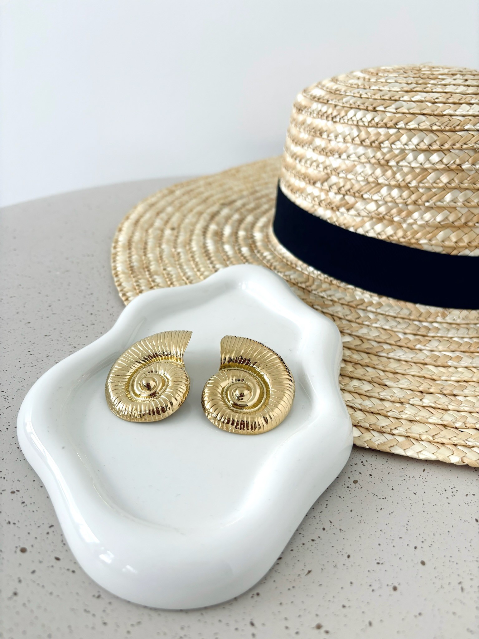 Boucles d'oreilles coquillages