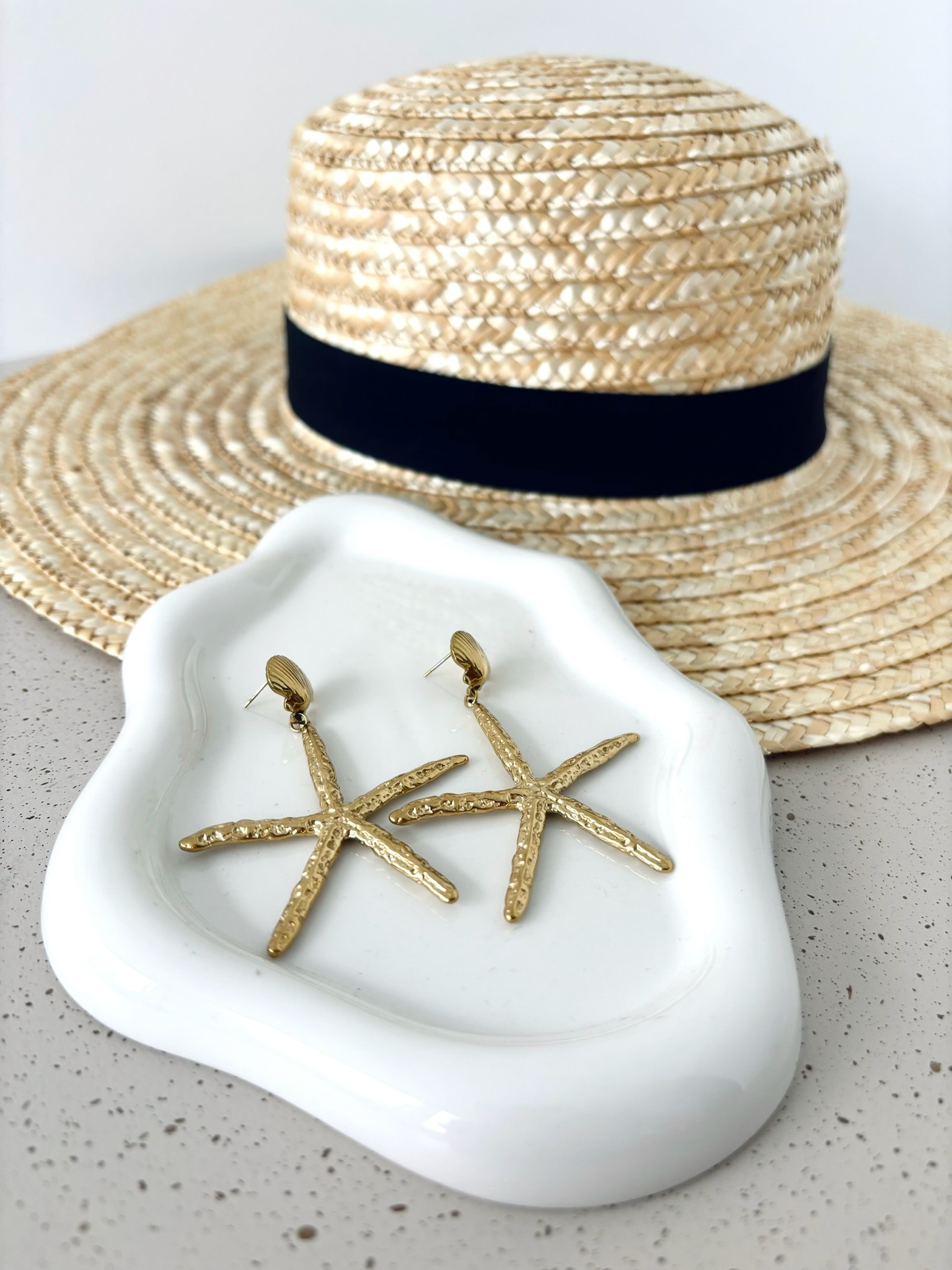 Boucles d'oreilles étoiles de mer