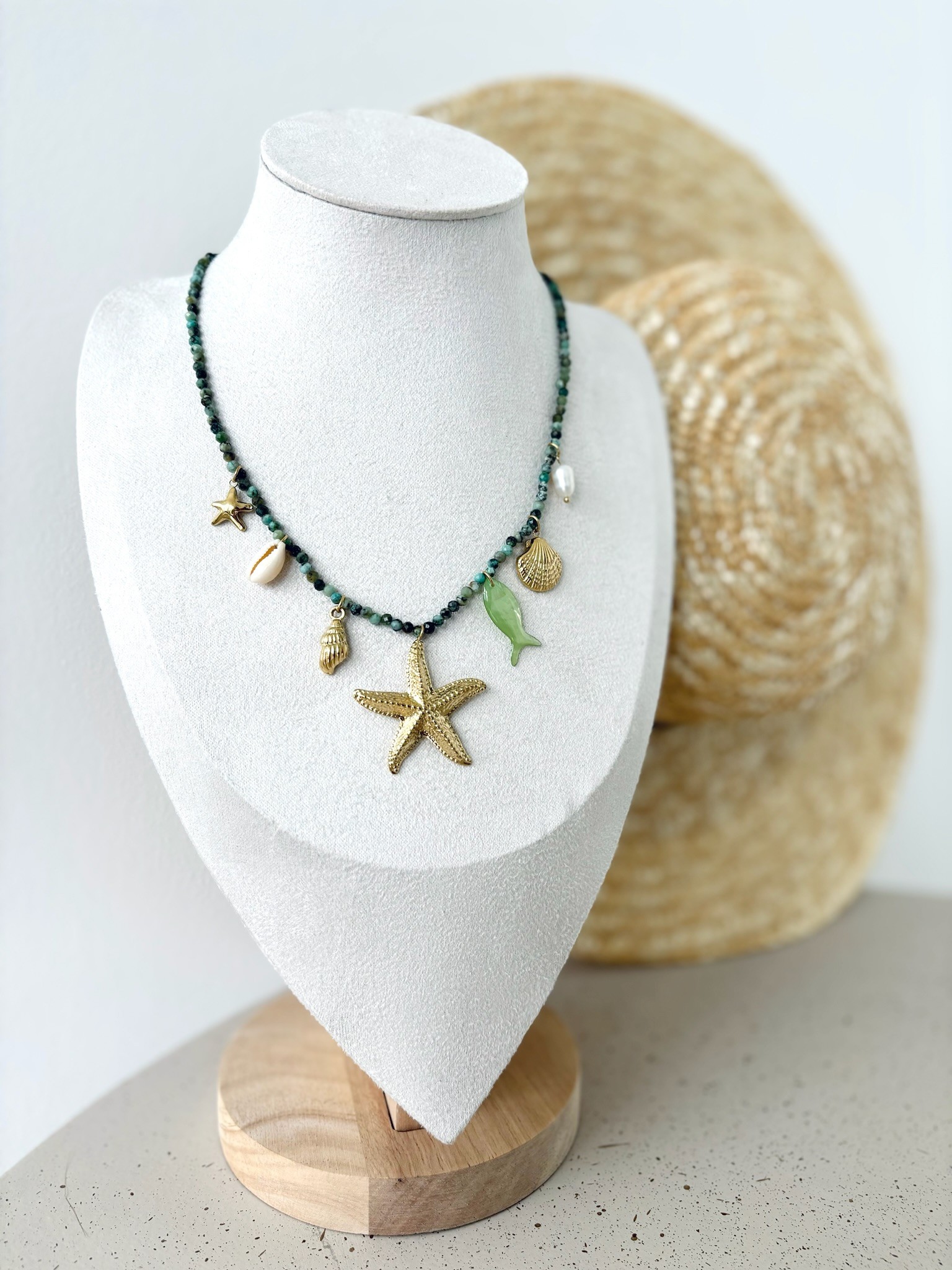 Collier trésors marins