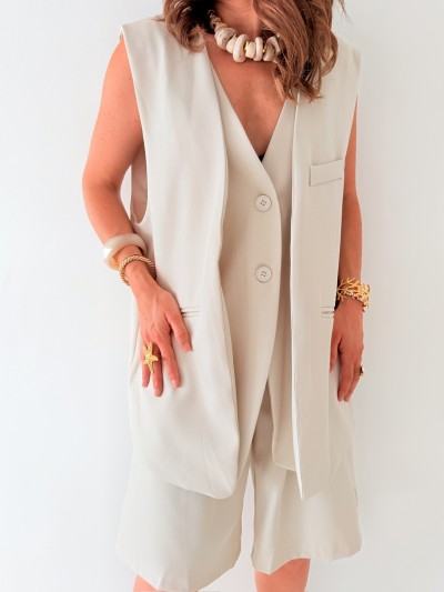 Gilet Noemy - Beige 