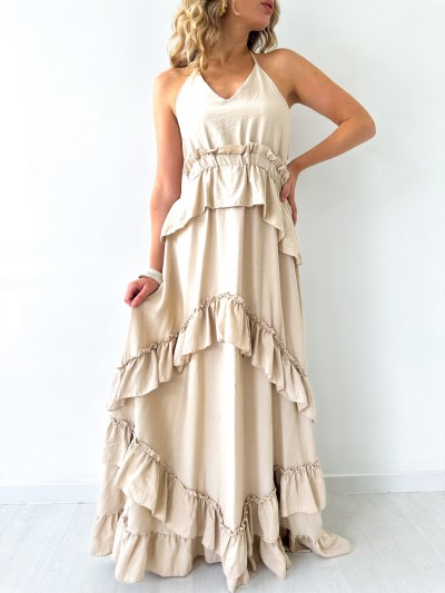 Robe Alina - Wollweiß