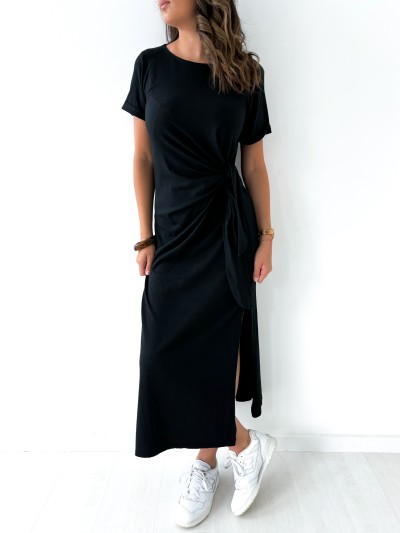 Robe Nina longue - Zwart