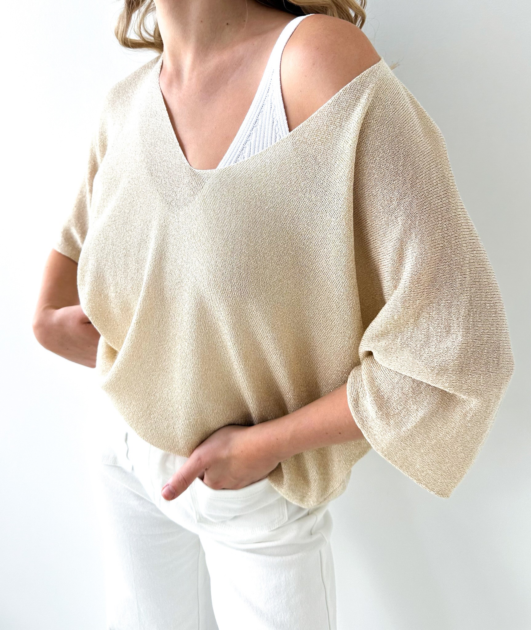 Pull/t-shirt léger Margot pailleté