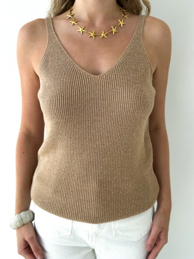 Top Brina - Camel