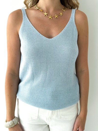 Top Brina - Bleu Ciel