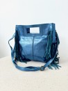 Tasche „Mare“ aus glitzerndem Leder