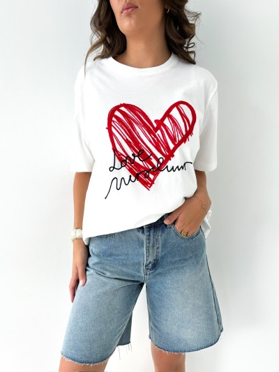 T-Shirt Brodé Love Muse -...
