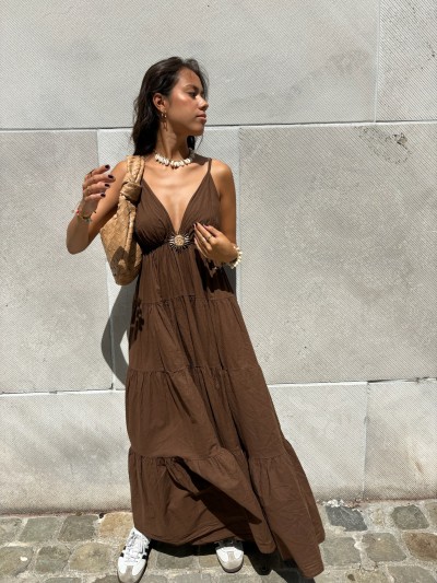 Robe Soleil - Marron