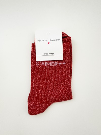 Chaussettes à paillettes...