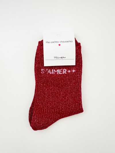 Chaussettes à paillettes...