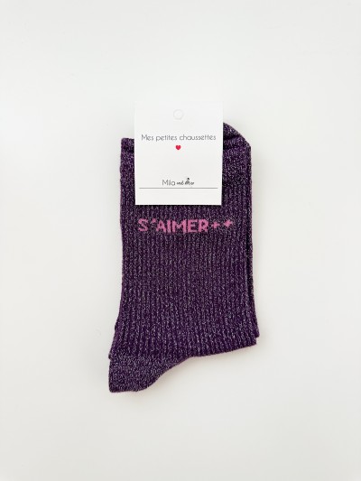 Chaussettes à paillettes...