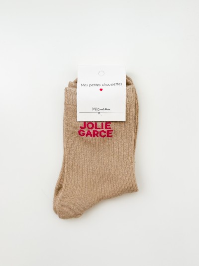 Chaussettes à paillettes...