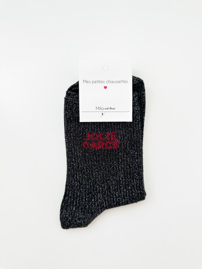 Chaussettes à paillettes...