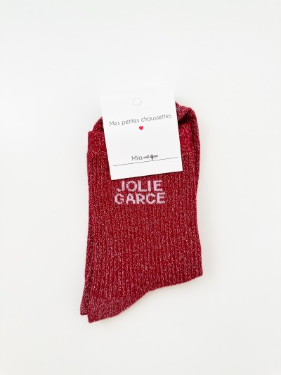 Chaussettes à paillettes...