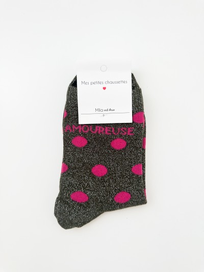Chaussettes à paillettes à...