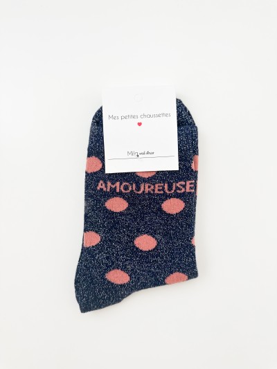 Chaussettes à paillettes à...