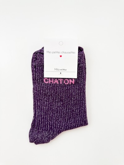 Chaussettes à paillettes...