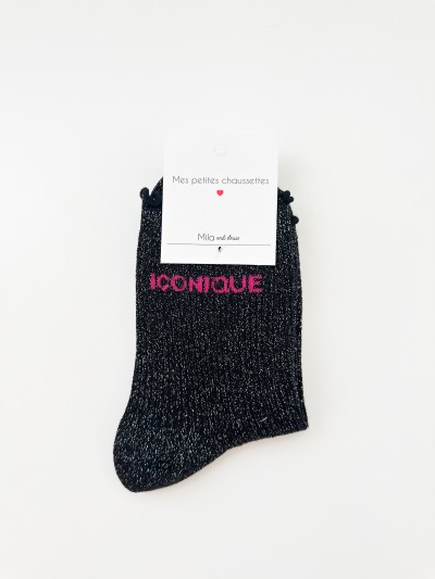 Chaussettes à paillettes...