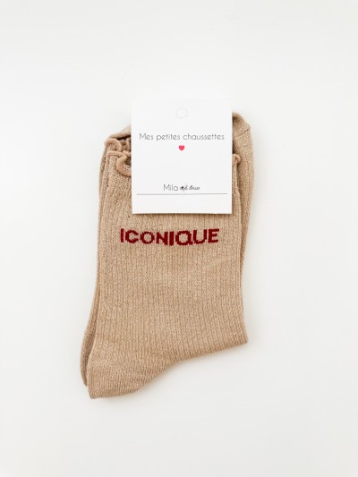 Chaussettes à paillettes...