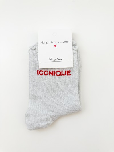 Chaussettes à paillettes...
