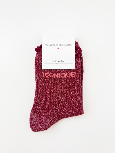 Chaussettes à paillettes...
