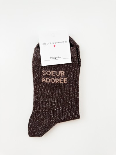 Chaussettes à paillettes...
