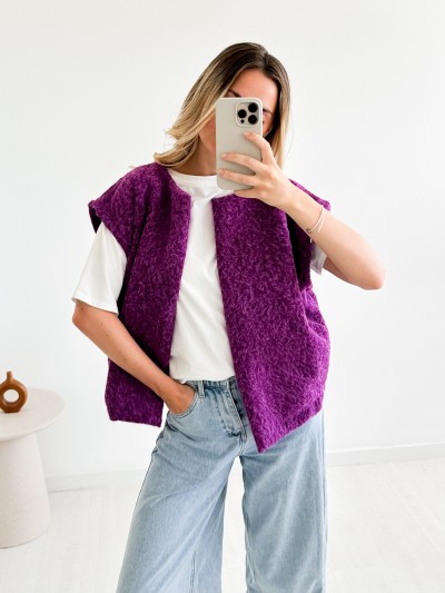 Gilet Mila - Magenta