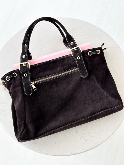 Sac Grand Lulu en daim - Brun