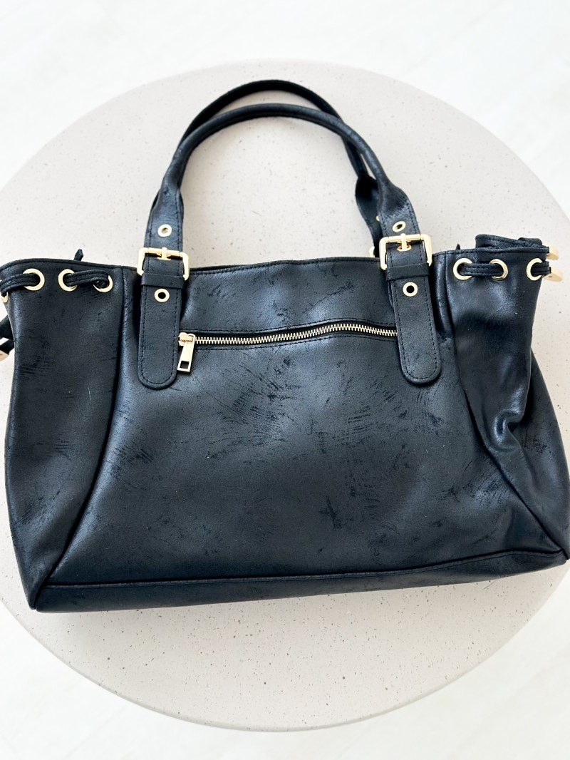 Grand Sac LULU (croûte de cuir)